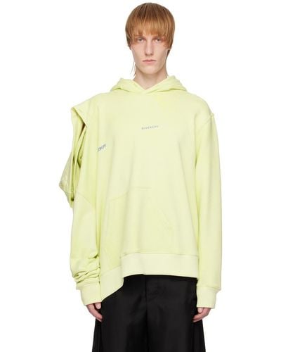 Givenchy Green Bstroy Edition Graphic Hoodie - Natural