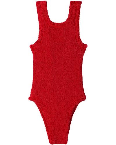 Hunza G Baby Classic One-Piece Swimsuit - Red