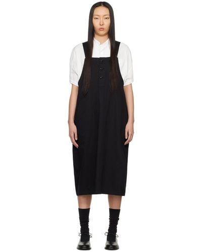 Y's Yohji Yamamoto Overall Maxi Dress - Black