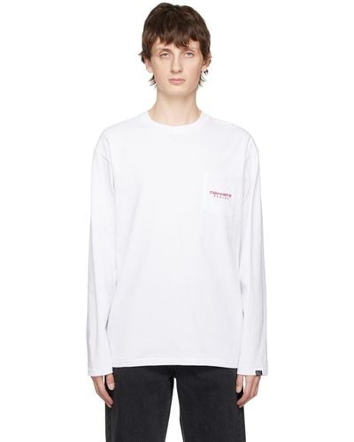 thisisneverthat Pocket Long Sleeve T-shirt - White