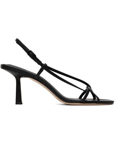 STUDIO AMELIA Entwined 70 Heeled Sandals - Black