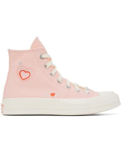 Converse Pink Chuck 70 Sneakers - Black