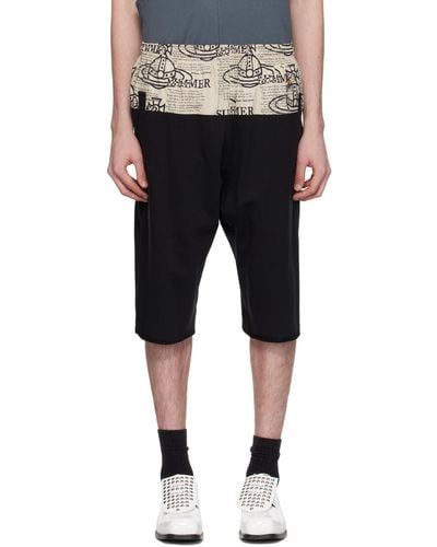 Vivienne Westwood Panelled Shorts - Black