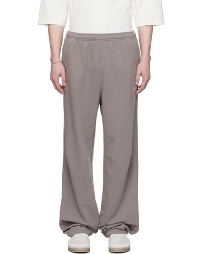 MM6 by Maison Martin Margiela Taupe Embroidered Sweatpants - Multicolor