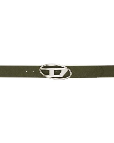 DIESEL Gray B-1dr Rev Ii Reversible Belt - Black