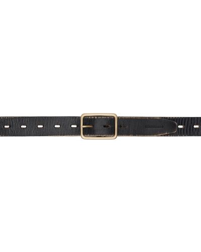 DSquared² Embossed Belt - Black