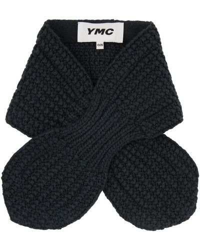 YMC グレー Slot マフラー - ブラック