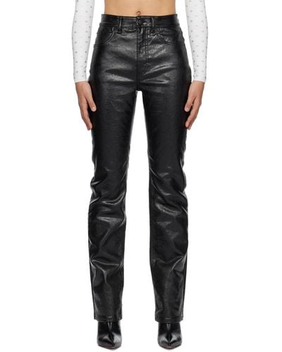 Alexander Wang Black Fly Coated Jeans
