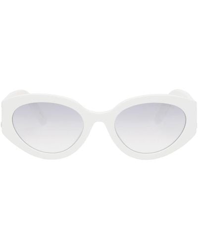 Marc Jacobs White Cat-eye Sunglasses - Black