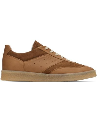 MM6 by Maison Martin Margiela Brown Replica Trainers - Black