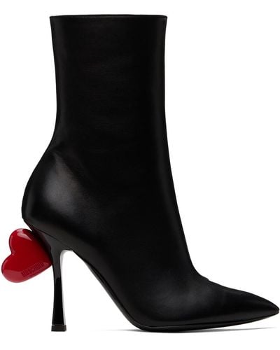 Moschino Black Sweet Heart Boots