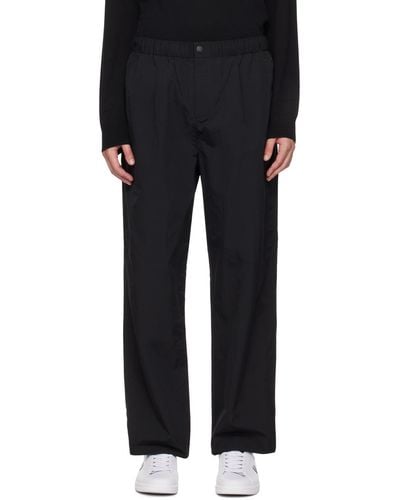 Fred Perry Black Drawstring Track Trousers