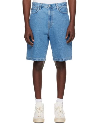 Carhartt Short landon bleu en denim