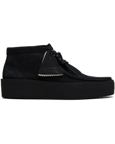 Clarks Bottes wallabee cup noires