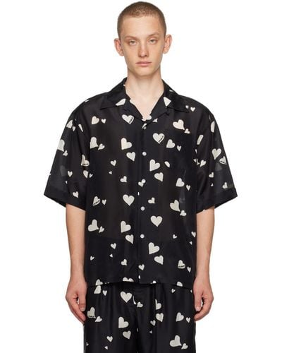 Marni Chemise 'bunch of hearts' noire