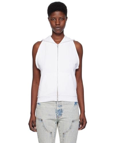 Off white clearance sleeveless hoodie