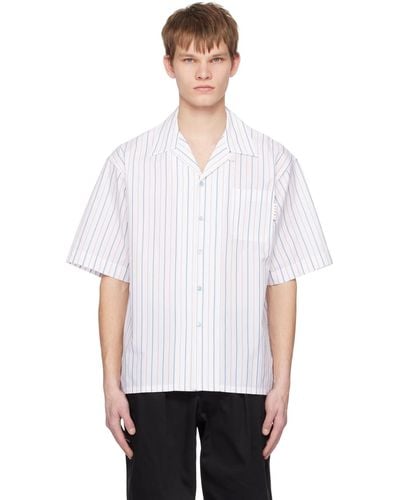 Marni White Striped Shirt