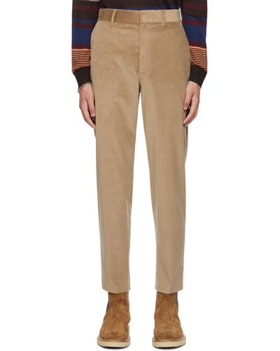 Paul Smith Brown Four-pocket Trousers - Multicolour