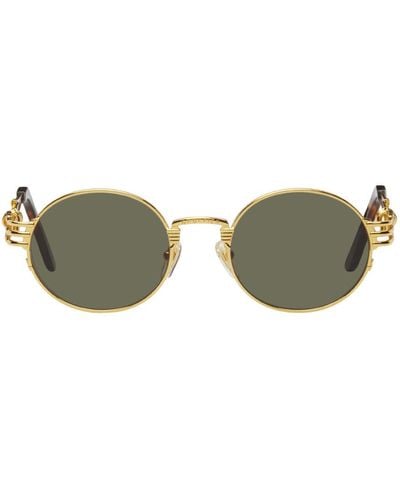 Jean Paul Gaultier Gold 56-6106 Sunglasses - Black