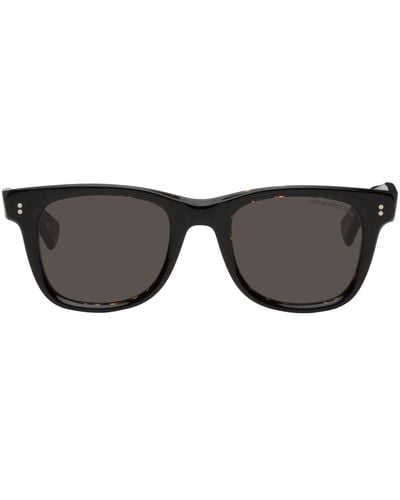 Cutler and Gross Tortoiseshell 9101 Sunglasses - Black