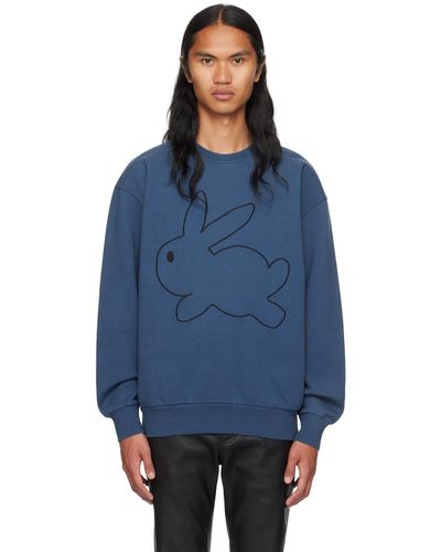 JW Anderson Blue Bunny Sweatshirt