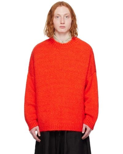 Cordera Fuzzy Sweater - Red
