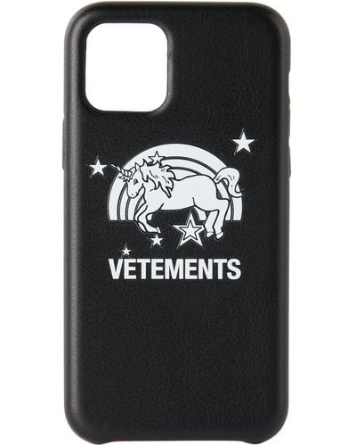 Vetements Unicorn Iphone 11 Pro Case - Black