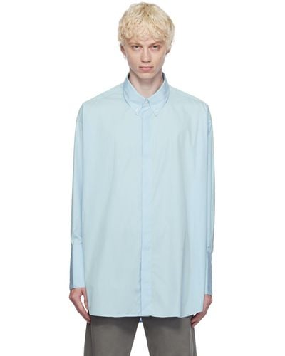 Ami Paris Blue Button Down Shirt