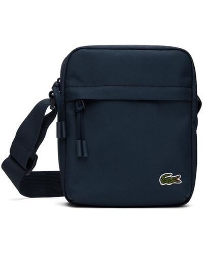 Lacoste Navy Zip Crossbody Bag - Blue