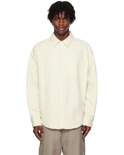 Ami Paris Off-white Boxy Fit Shirt