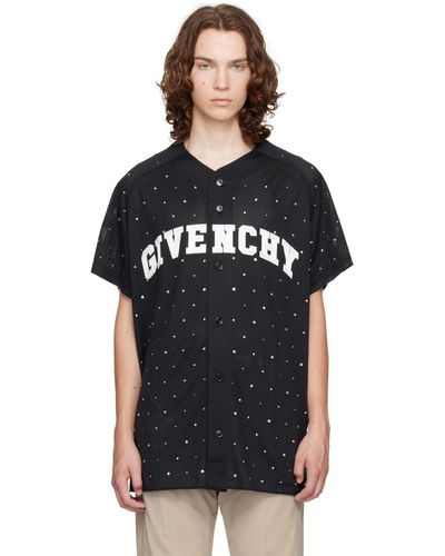 Givenchy College ベースボールシャツ - ブルー