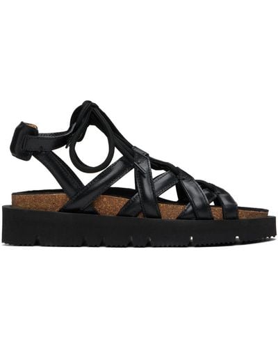 A.P.C. Natacha Ramsay-Levi Edition Iliade Sandals - Black