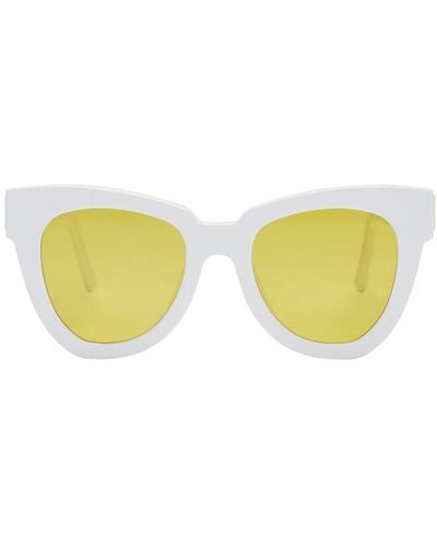 Gentle Monster White Laser Sunglasses