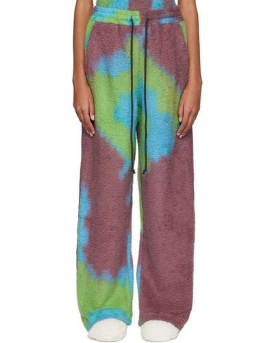 Song For The Mute Side Tape Lounge Pants - Multicolor