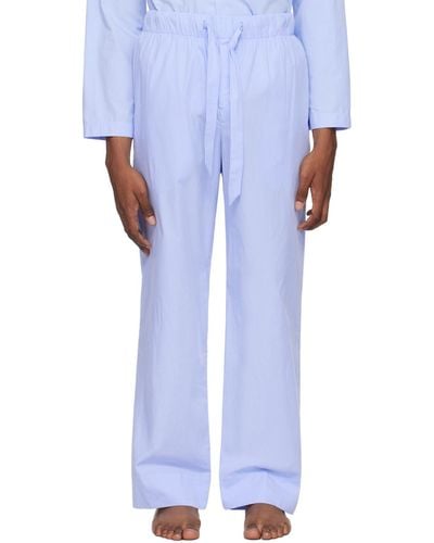 Tekla Drawstring Pyjama Trousers - White
