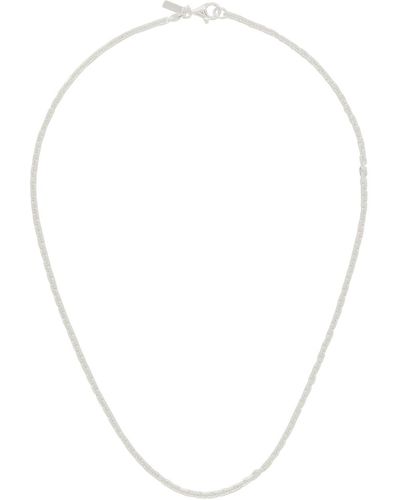 Hatton Labs Mini Anchor Chain Necklace - White