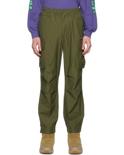thisisneverthat Embroide Cargo Trousers - Green