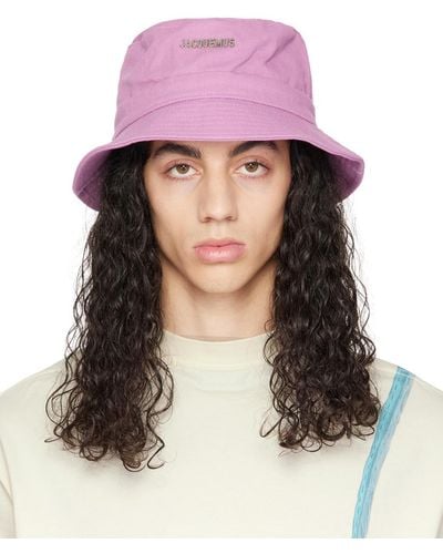 Jacquemus Purple 'le Bob Gadjo' Bucket Hat - Multicolour