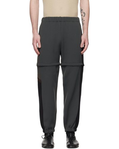 Magliano Grey Convertible Lounge Trousers - Black
