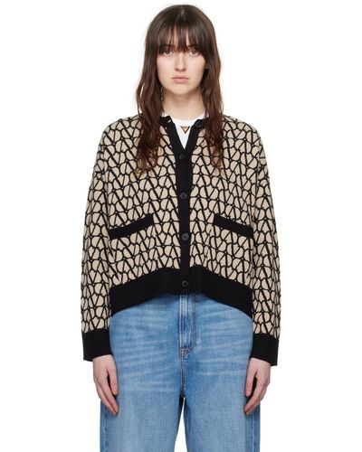 Valentino Iconographe Cardigan - Black