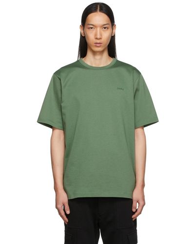 Juun.J Lettering T-shirt - Green