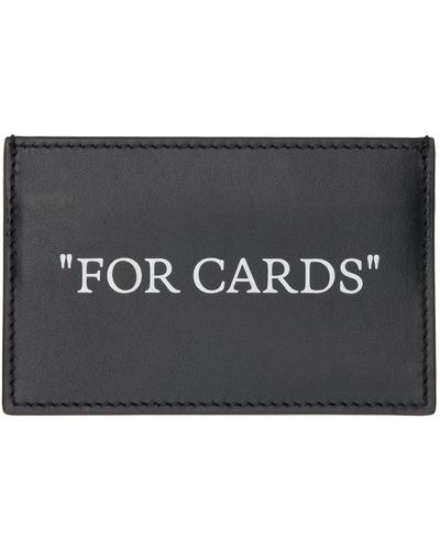 Off-White c/o Virgil Abloh Off- porte-cartes 'for cards' noir