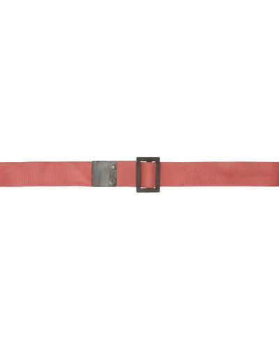 Boris Bidjan Saberi Pink 'belt 5' Belt - Black