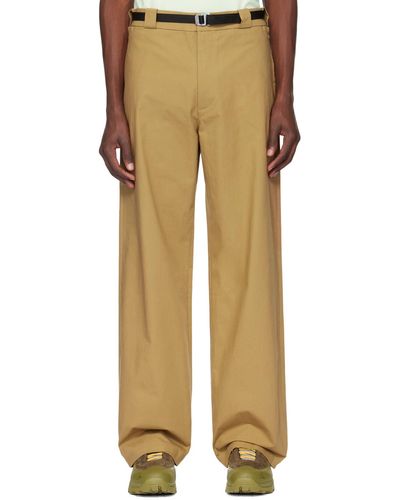 Roa Pantalon surdimensionné brun - Neutre