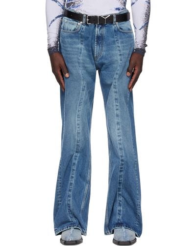 Y. Project Blue Classic Wire Jeans
