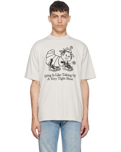 ONLINE CERAMICS 'Dying Is Like Taking Off A Very Tight Shoe' T-Shirt - Multicolor