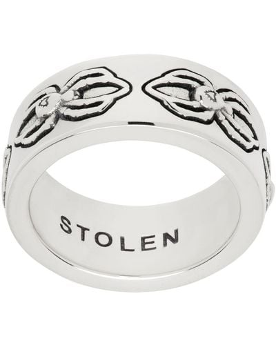 Stolen Girlfriends Club Spider Eternity Band Ring - Multicolor