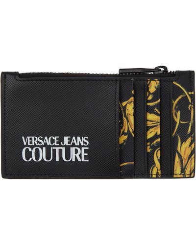 Versace Black & Gold Regalia Baroque Wallet
