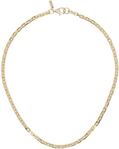 Hatton Labs Classic Anchor Chain Necklace - Metallic