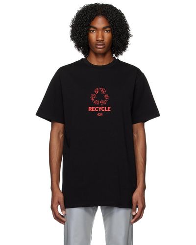 424 Graphic T-shirt - Black
